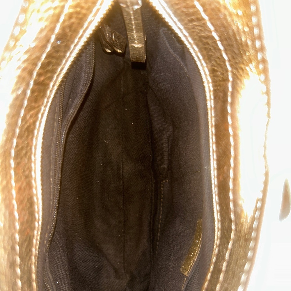 Burberry Bicolor Haymarket Check Cutout Drawstring Hobo Bag - Picture 15 of 16
